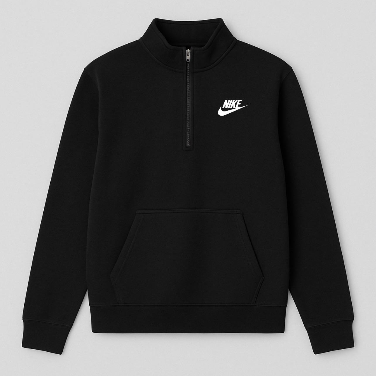 Buzo Nike Medio Cierre Unisex Negro