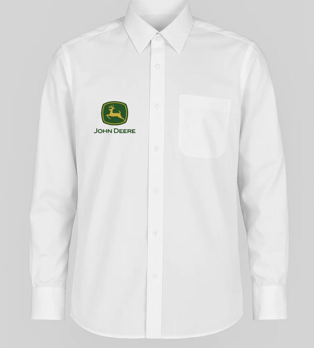 Camisa Bordada Jhon Deree Blanca
